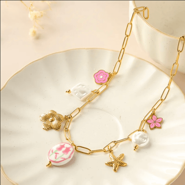 Collier breloques Ilona 
